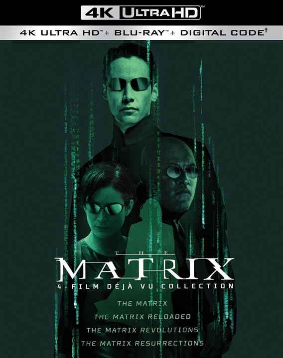 The Matrix Deja Vu 4 Film Collection In 4k Ultra Hd Blu Ray At Hd Movie Source