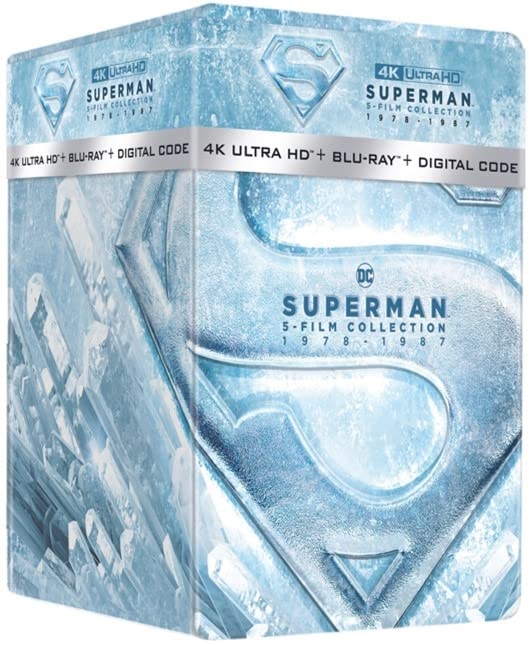 Superman 5 Film Collection SteelBook in 4K Ultra HD Blu-ray at HD 