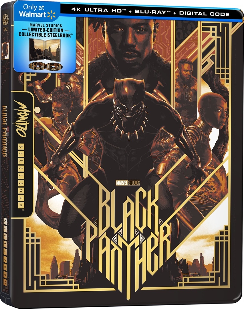 Black Panther (Mondo X Series #42 SteelBook) in 4K Ultra HD Blu 