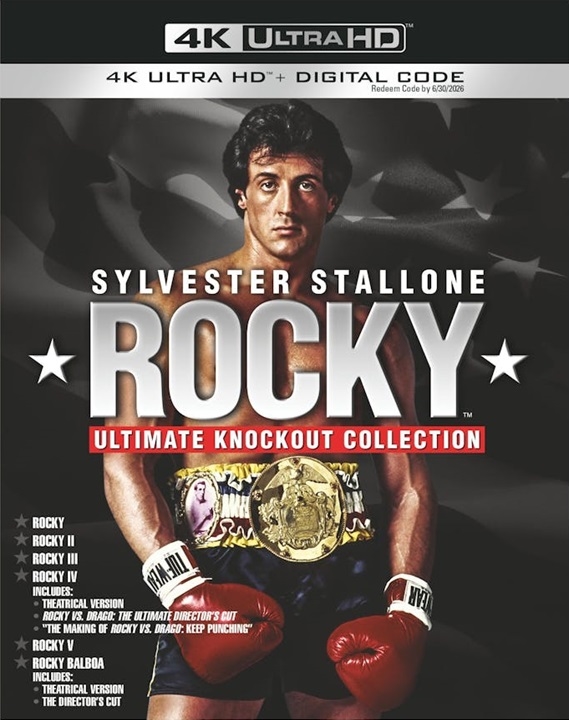 Rocky 6-Film Collection in 4K Ultra HD Blu-ray at HD MOVIE SOURCE