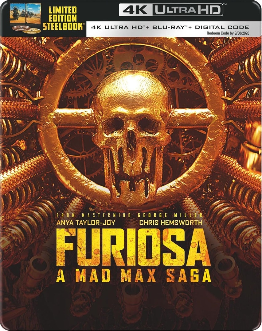 Furiosa: A Mad Max Saga SteelBook in 4K Ultra HD Blu-ray at HD MOVIE SOURCE