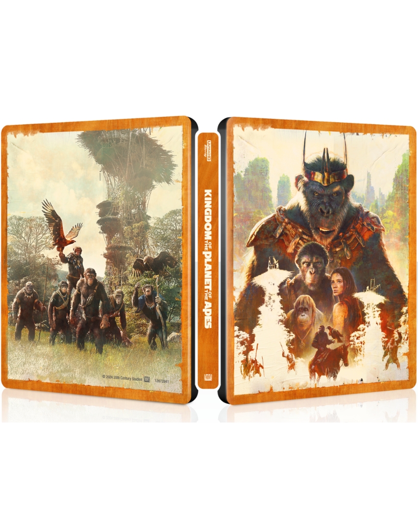 Kingdom of the Planet of the Apes SteelBook in 4K Ultra HD Blu-ray at HD MOVIE SOURCE