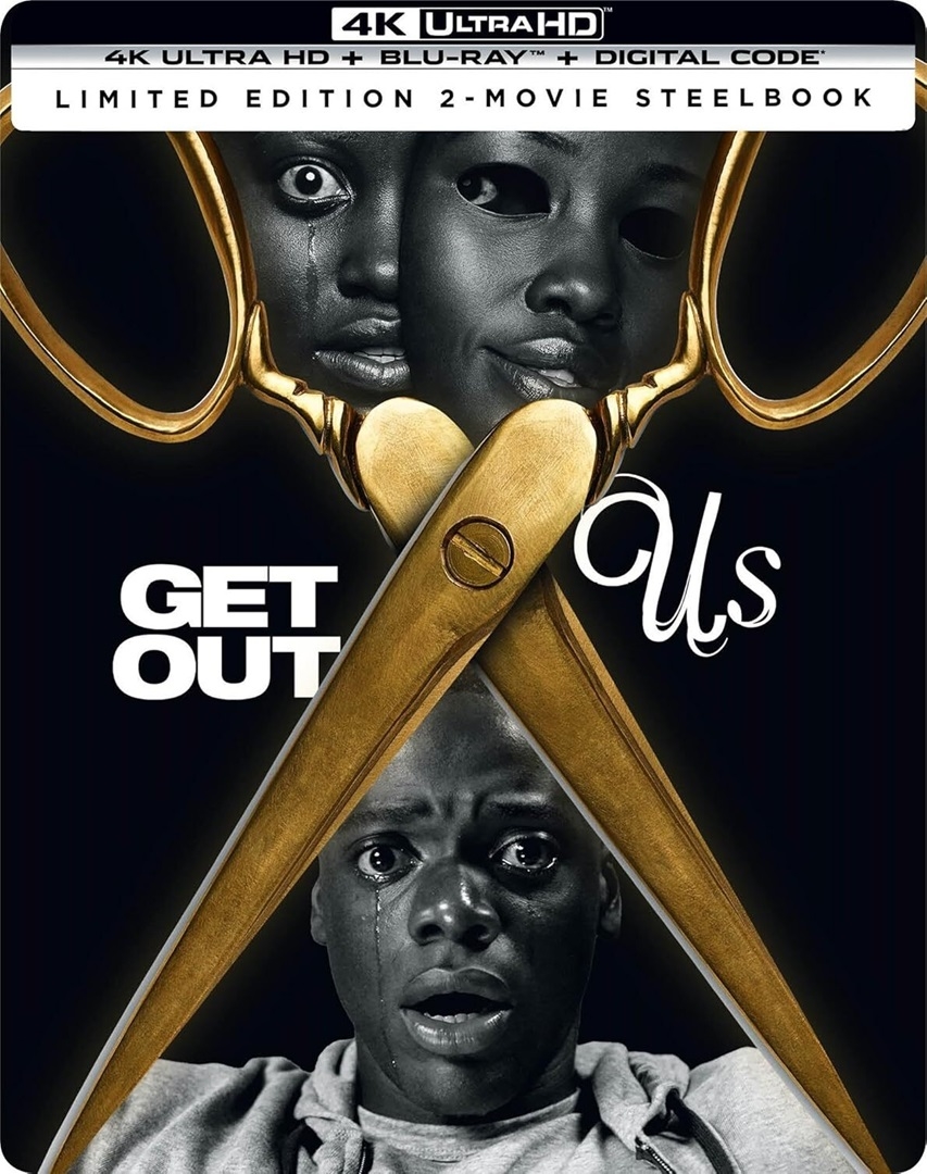 Get Out / Us SteelBook in 4K Ultra HD Blu-ray at HD MOVIE SOURCE