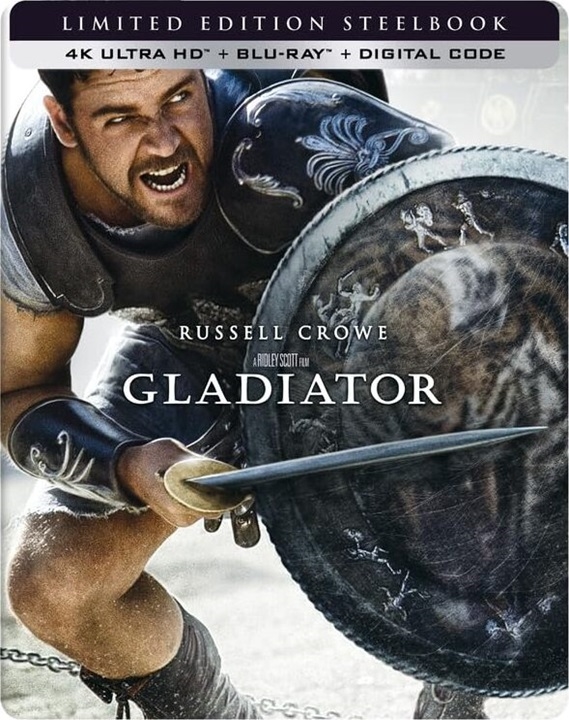 Gladiator (SteelBook) in 4K Ultra HD Blu-ray at HD MOVIE SOURCE