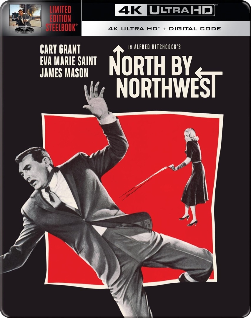 North by Northwest (SteelBook) in 4K Ultra HD Blu-ray at HD MOVIE SOURCE