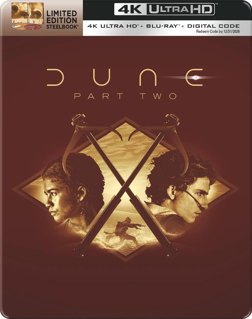 Dune: Part Two SteelBook in 4K Ultra HD Blu-ray at HD MOVIE SOURCE