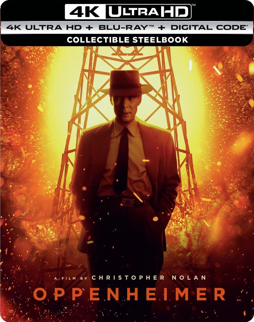 Oppenheimer SteelBook in 4K Ultra HD Blu-ray at HD MOVIE SOURCE