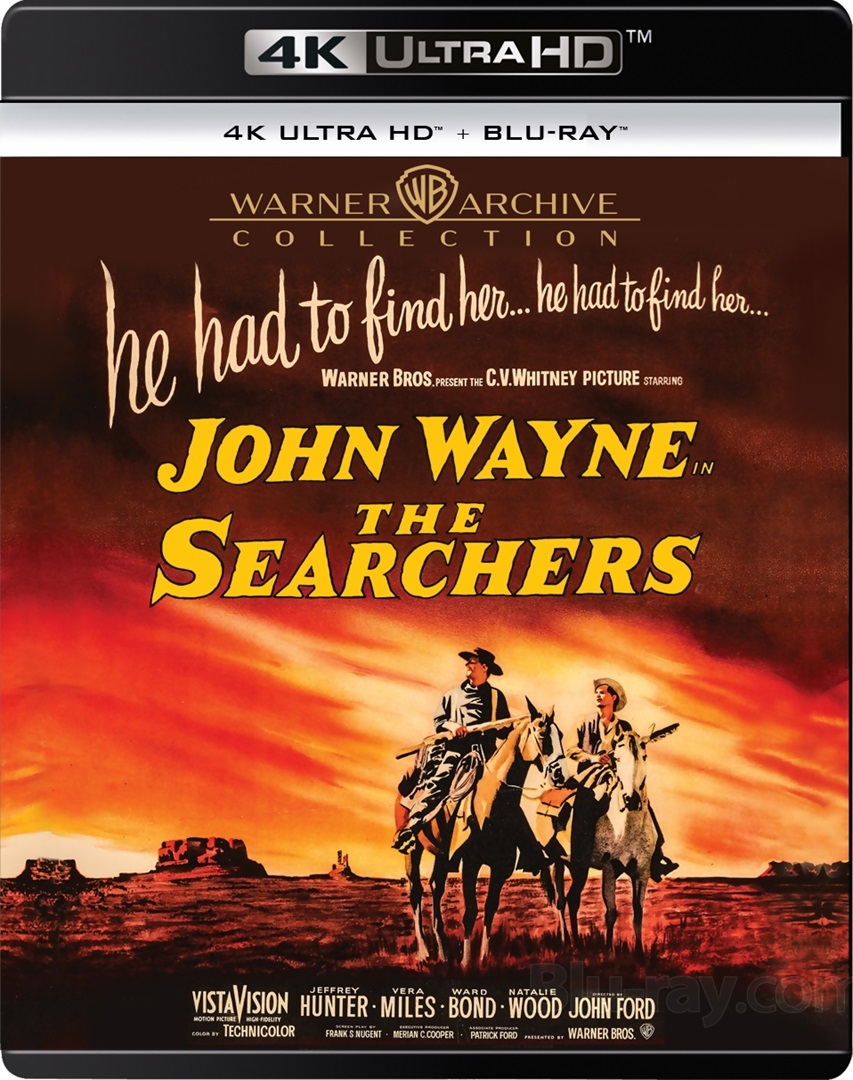 The Searchers (Warner Archive Collection) in 4K Ultra HD Blu-ray at HD MOVIE SOURCE